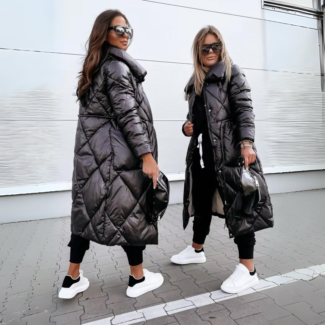 Eleganter Damenmantel Steppmantel Frauen - BerlinGlamour