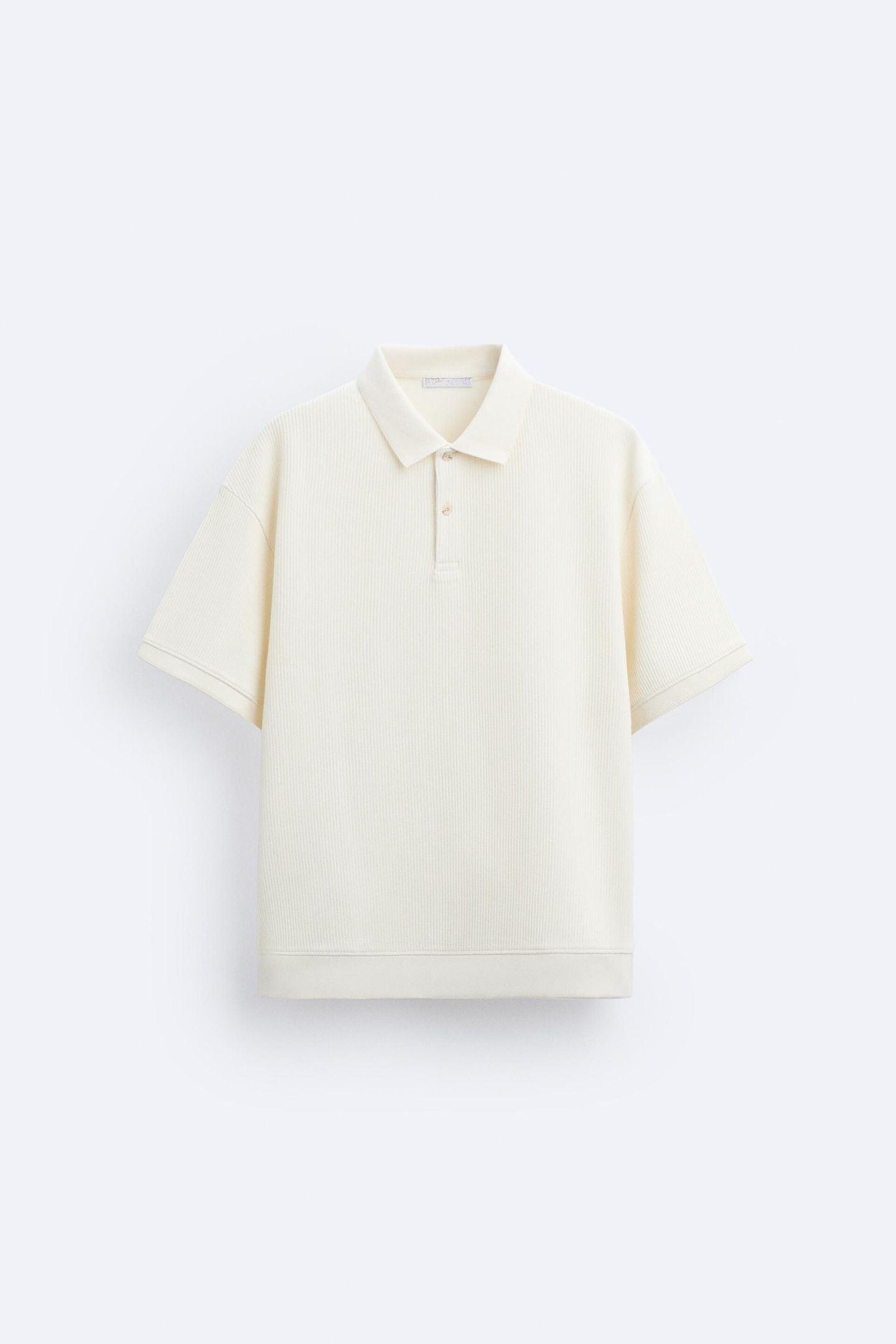 Kurzärmliges Poloshirt Weiß Bequem Minimalistisch - BerlinGlamour
