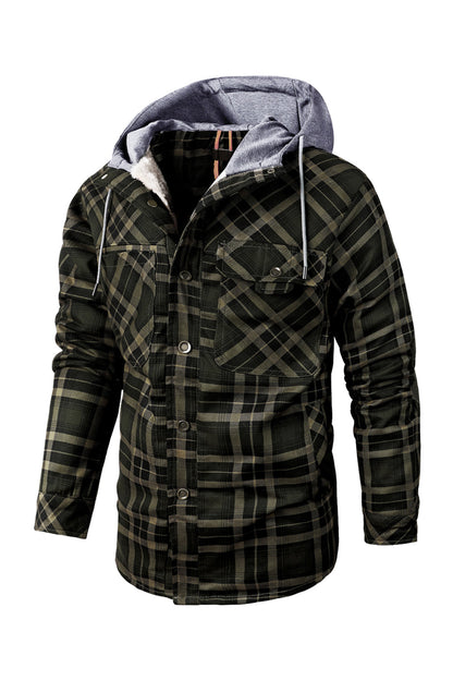 Herren Jacke Melano Leder Schwarz
