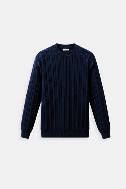 Zopfstrickpullover Elegent Bequem Damen