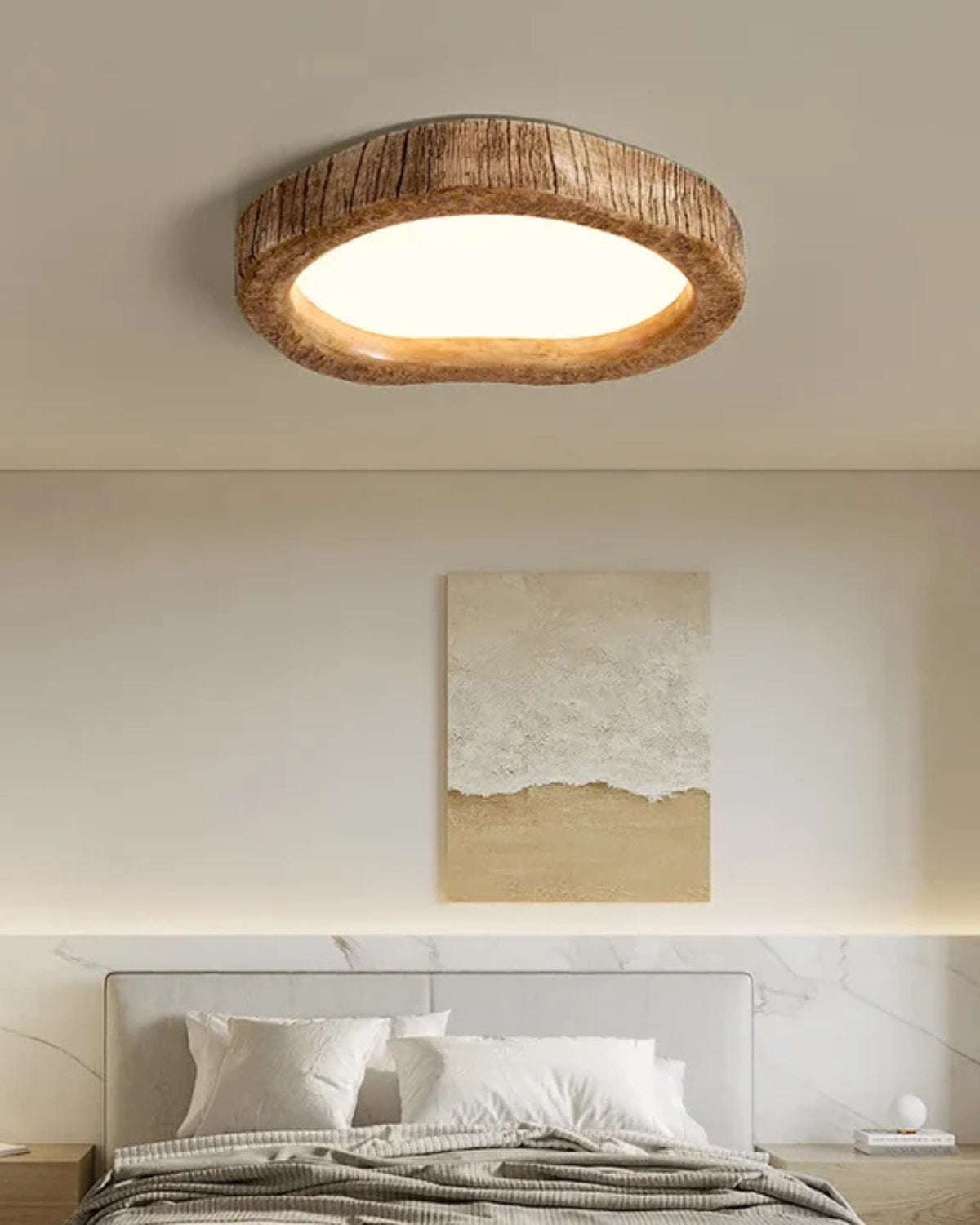 Holzlampe Japandi Stil Minimalistisch Dimmbar