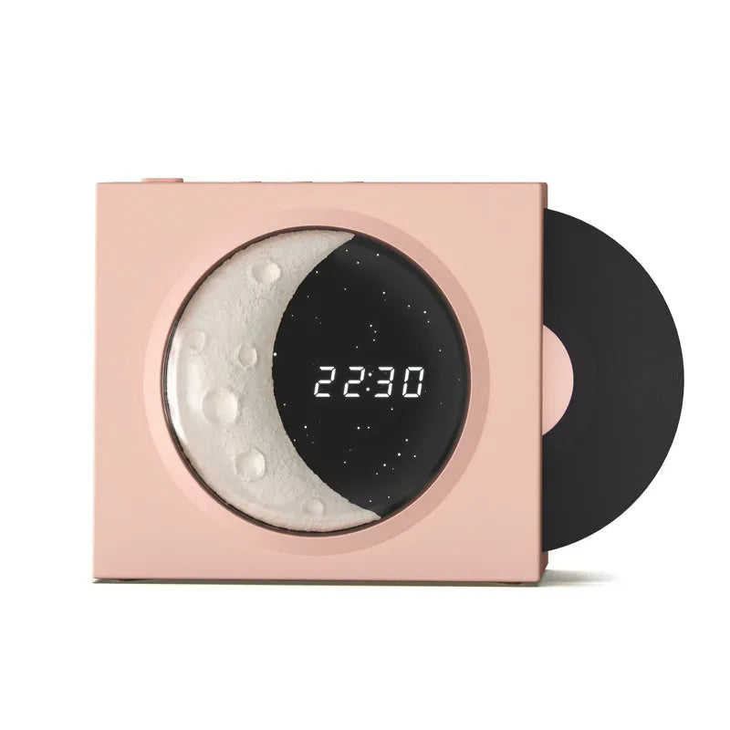 Kabelloser Lautsprecher Wecker Bluetooth Uhr Modern