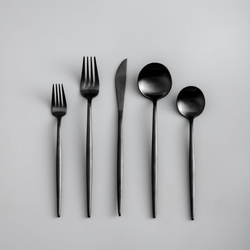 Edelstahl Besteck Set Modern Einfach Elegant