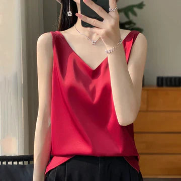 Damen Oberteil Ärmellos Sommer Top