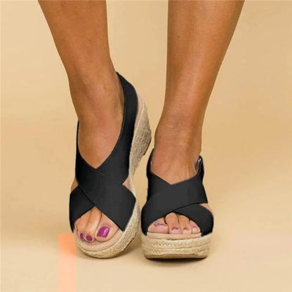 Orthopädische Keilsohlen Schuhe Damen Komfort