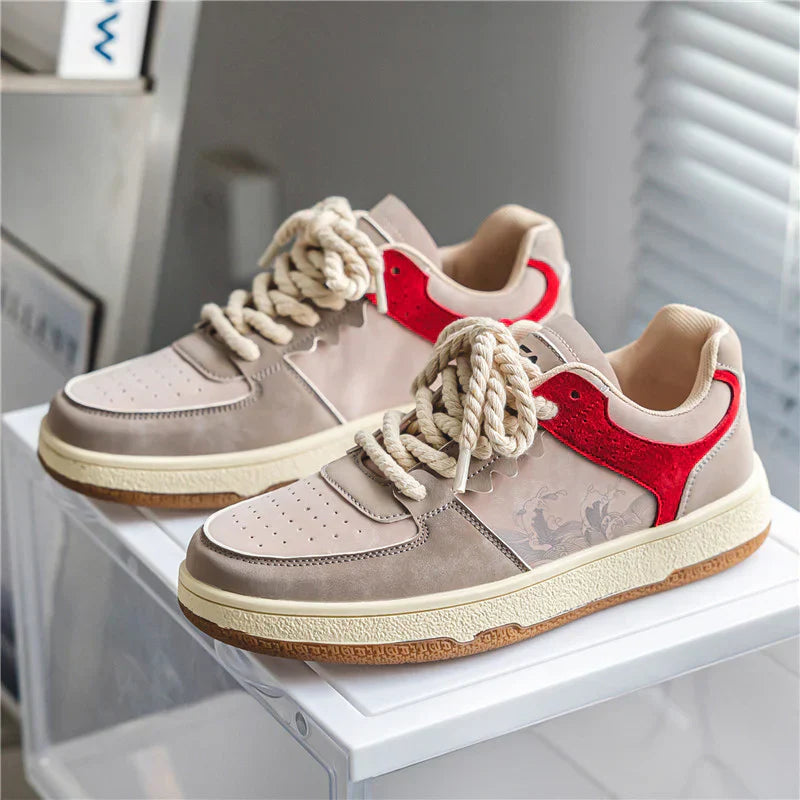 Bequeme Damen Freizeitschuhe Schnürschuhe Mode