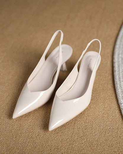 Stilettos High Heels Spitzer Zehenpartie Einfarbig