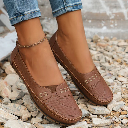 Damen Orthopädische Schuhe Bequem Slip-On Komfort