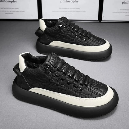 Herren Turnschuhe Sportlich Komfortabel Schwarz
