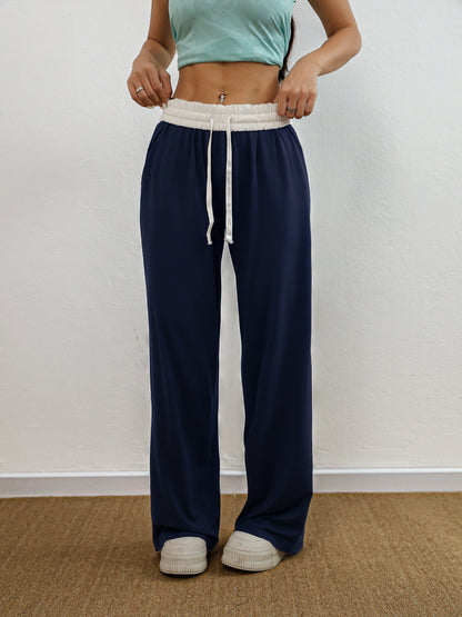 Trainingshose Damen Stretchig Mit Taschen Farbenfroh