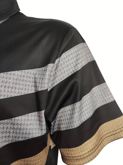 Herren Polo Shirt Vintage Style Lässig