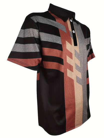 Herren Polo Shirt Vintage Style Lässig