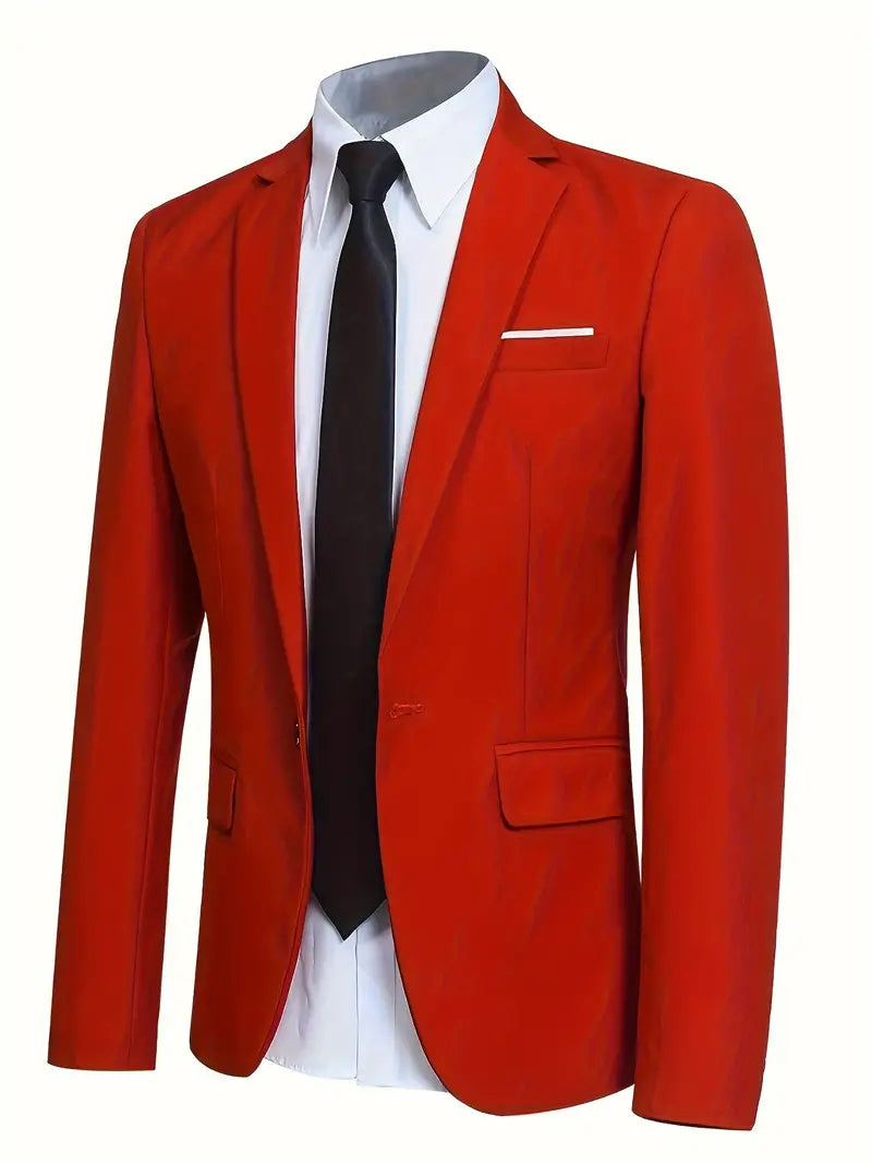 Herrenanzug Zweiteiler Klassisch Business Blazer Hose