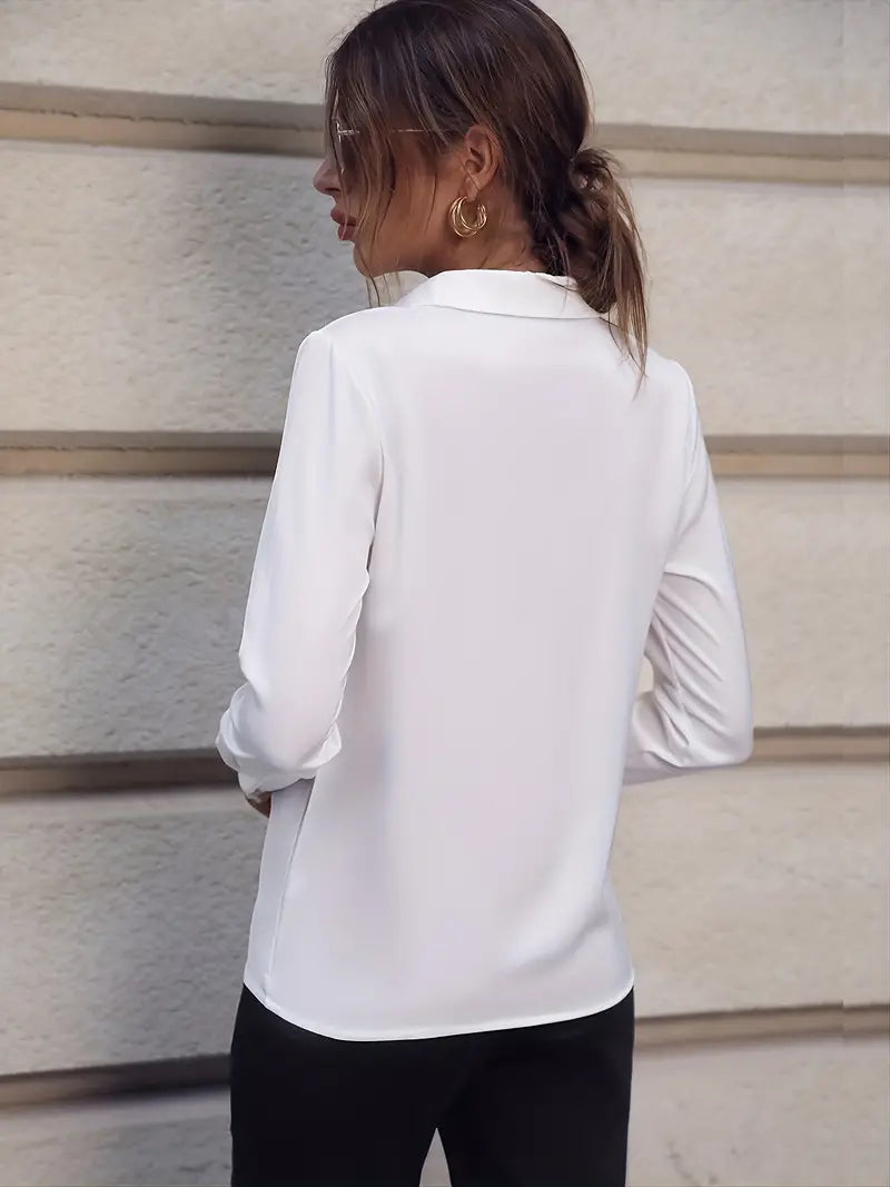 Elegante Damenbluse Modern Schlicht