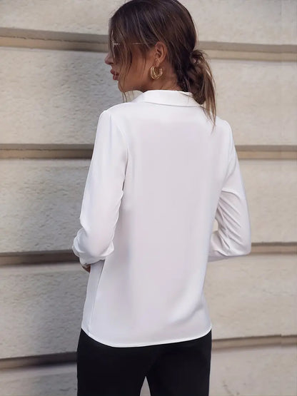Elegante Damenbluse Modern Schlicht