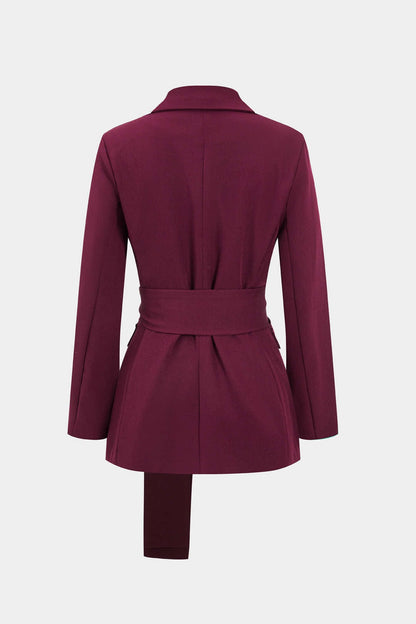 Damen Zweiteiler Set Blazer Hose Elegant