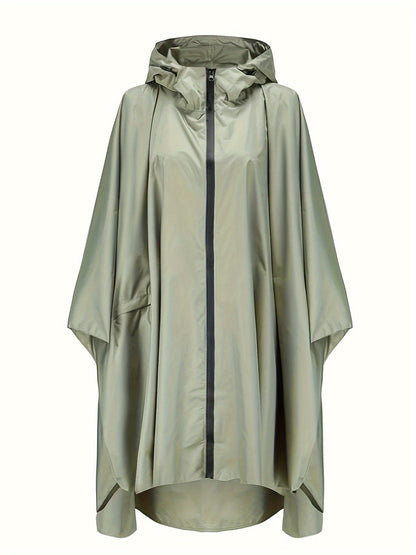Wasserdichter Regenponcho mit Kapuze Berlin Style