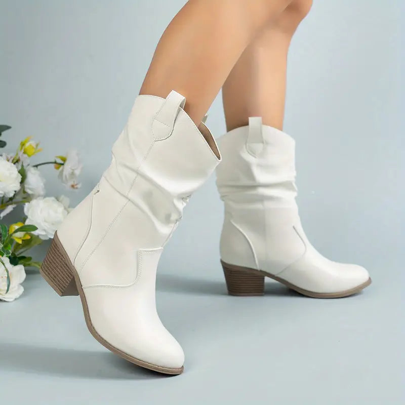 Western Stiefel Halbhoch Schuhe Damen