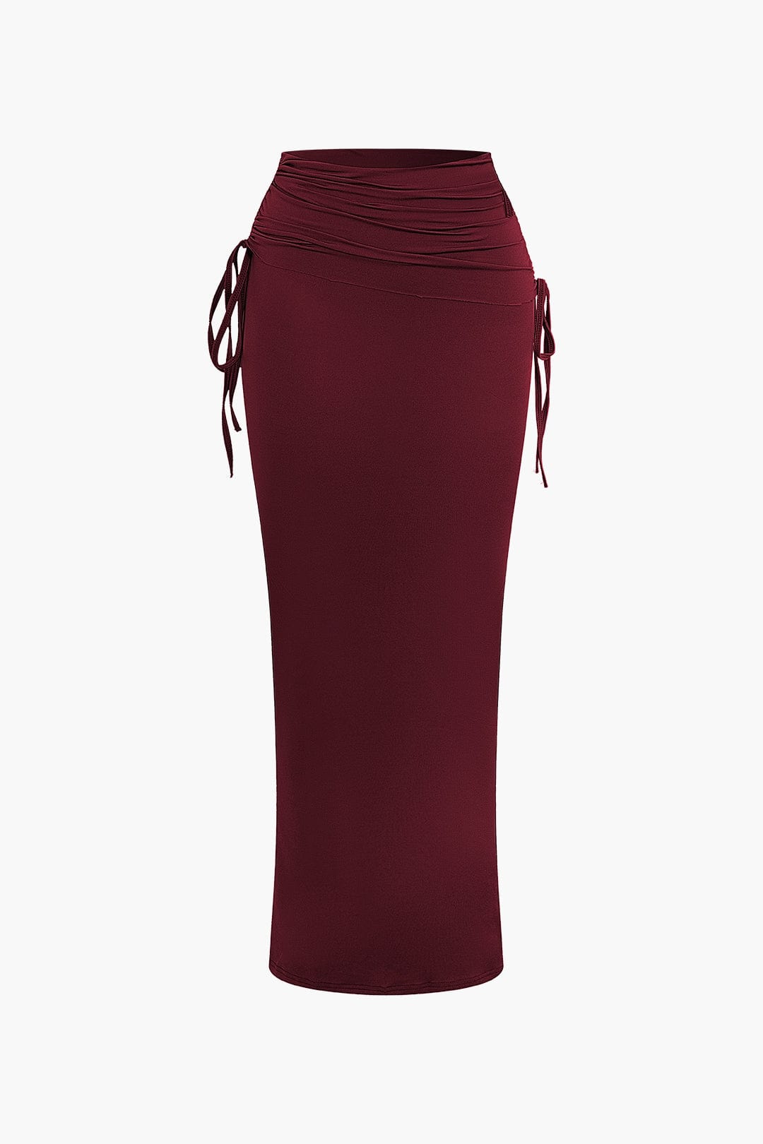 Asymmetrisches Set Damen One Shoulder Top Maxi Rock