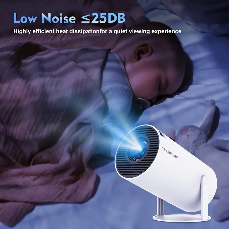 4K Mini Beamer Android 11 Dual WiFi 6