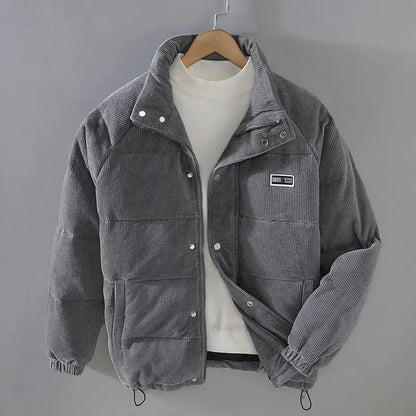 Herren Cordjacke Warm Winterjacke Outdoor
