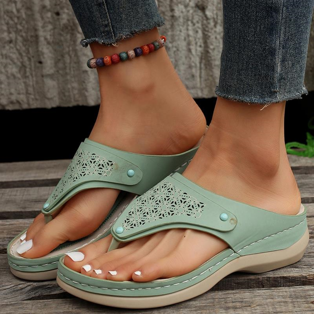 Damen Sandalen Ergonomisch Komfortabel Sommer