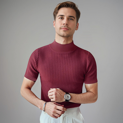 Herren Kurzarmshirt Slim Fit Modern Paolo