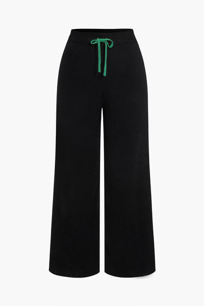 Strick-Set Damen Cardigan und Hose Lang