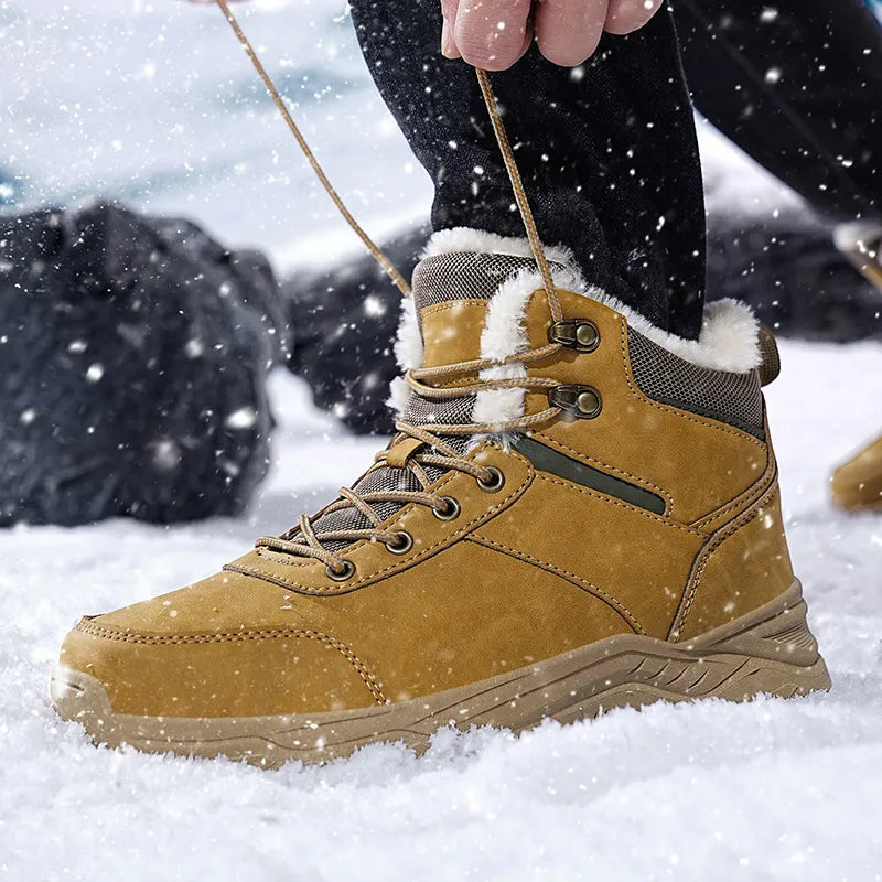 Wasserdichte Winterstiefel Damen Warm Isoliert