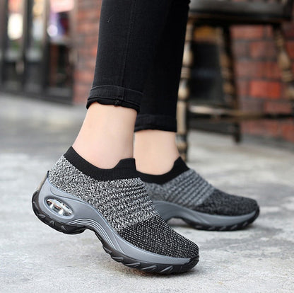 Damen Sneaker Orthopädisch mit Luftpolster Sohle
