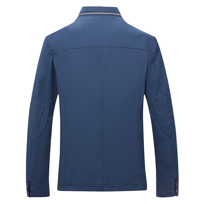 Herren Freizeitjacke Elegant mit Kontrastdetails Modern