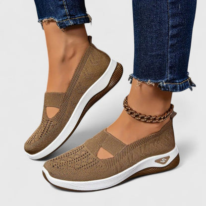 Damen Sneaker Atmungsaktiv Mesh Laufschuhe Bequem