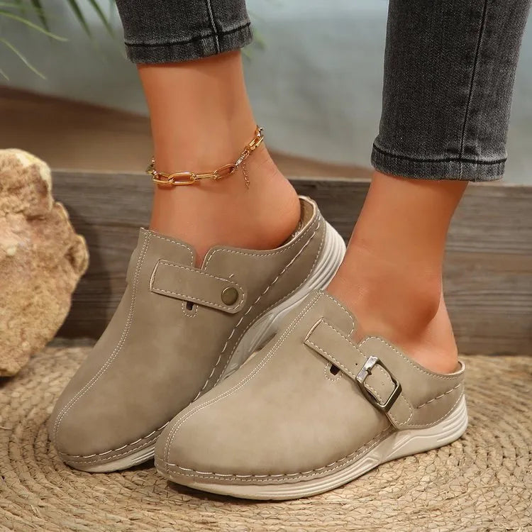 Wedge Sandalen Metallbuckel Nieten Stilvoll Damen