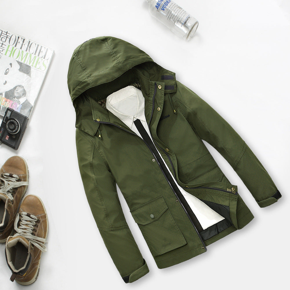 Herren Freizeitjacke Funktionell Wasserdicht