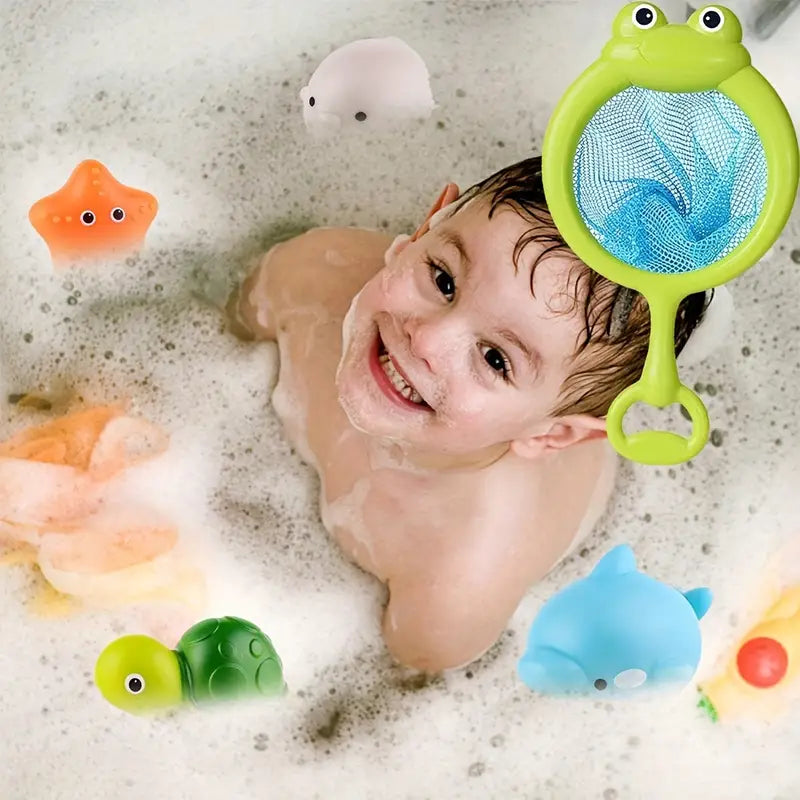 Badespielzeug Leuchtend Kescher Schwimmspiel