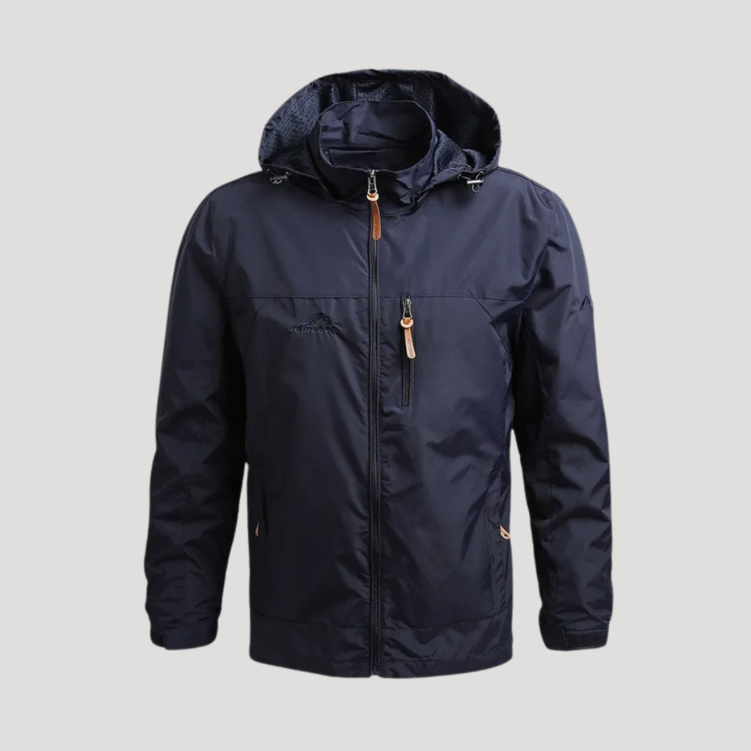 Herren Outdoor-Jacke Kapuzenjacke Frühling Wasserabweisend