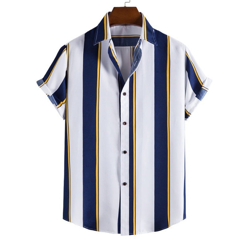 Herren Hemd Retro Style Freizeitshirt Casual