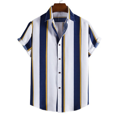 Herren Hemd Retro Style Freizeitshirt Casual