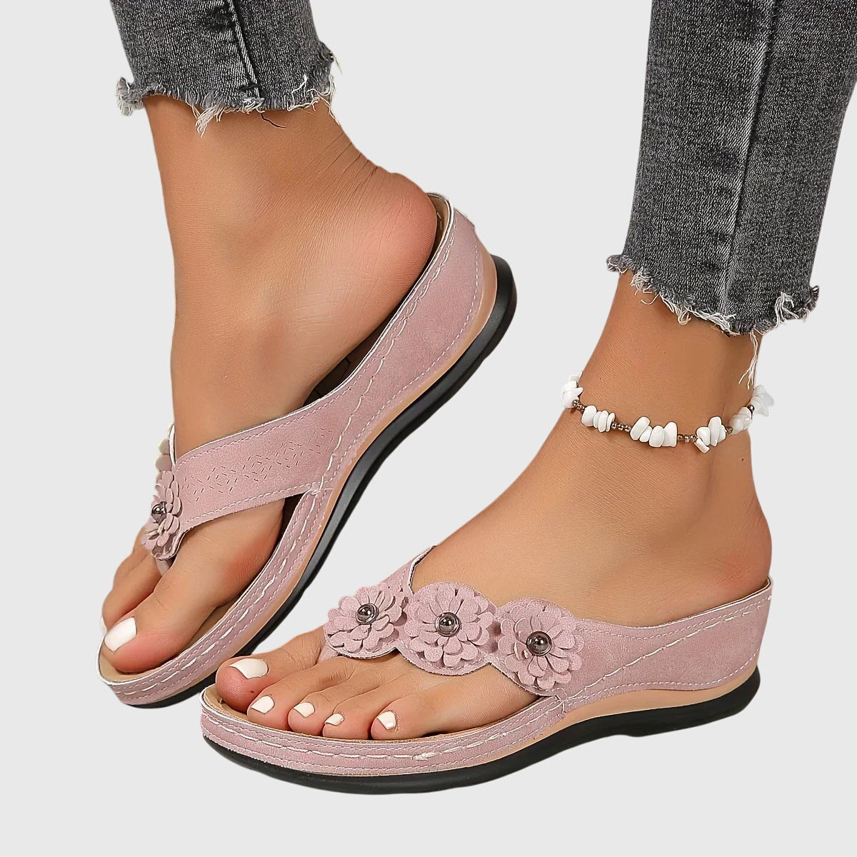 Damen Sandalen Lässig Trendy Slip-On Schuhe