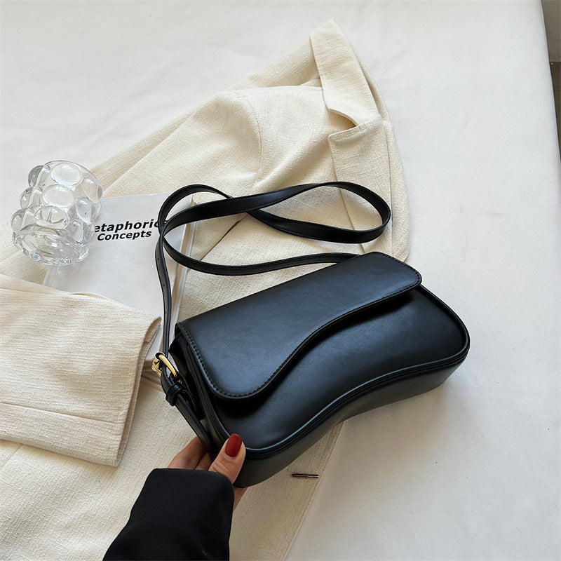 Kleine Damen Schultertasche Elegante Leder - BerlinGlamour
