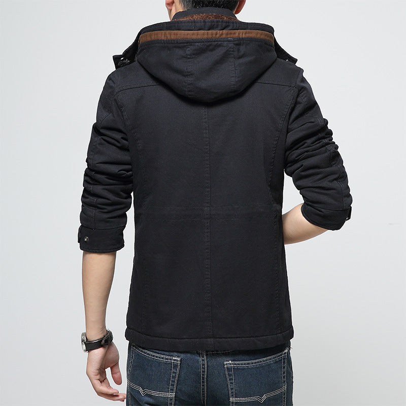 Herren Outdoor Jacke Warm Isoliert Modern