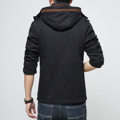 Herren Outdoor Jacke Warm Isoliert Modern
