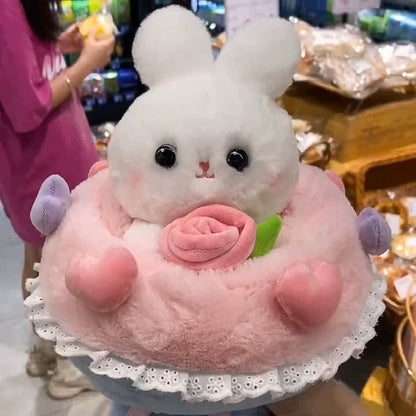 Liebes Plüschstrauß Süßes Bunny Geschenk