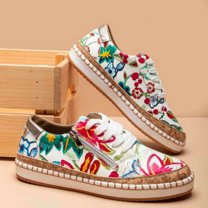 LOLA Orthopädische Blumen-Turnschuhe