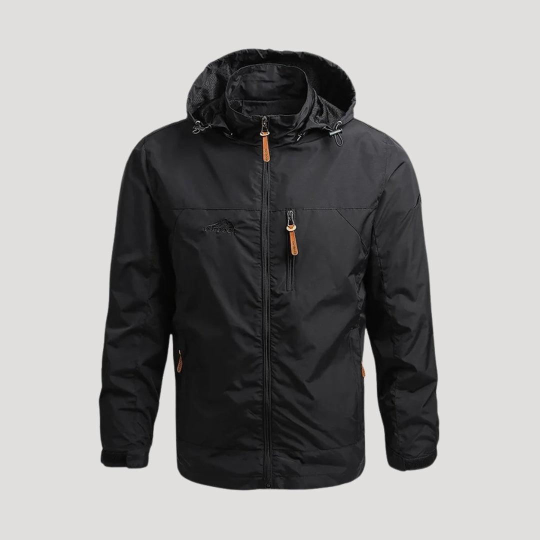 Herren Outdoor-Jacke Kapuzenjacke Frühling Wasserabweisend