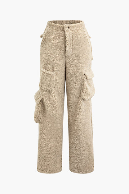 Misha Teddy-Set Cargohose Cropped-Jacke