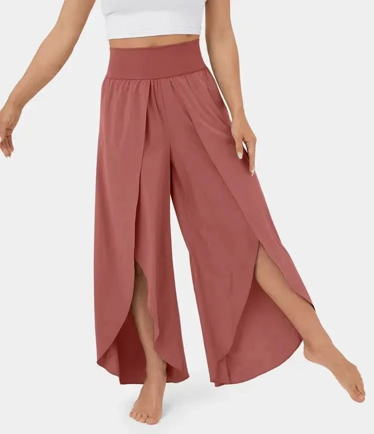 Yogahose Weite Bein Elastisch Damen
