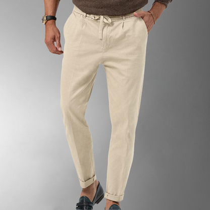 Herren Cordhose Slim Fit mit Kordelzug