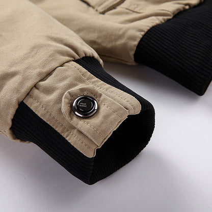 Herren Freizeitjacke Modern mit vielen Taschen