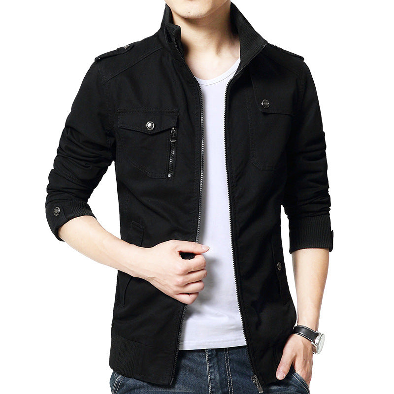 Herren Freizeitjacke Modern mit vielen Taschen